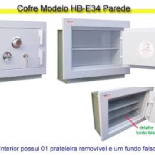 Comprar o produto de Cofre de Parede em Outros   pela empresa MS Equipamentos para Escritório  em São José do Rio Preto, SP por Solutudo