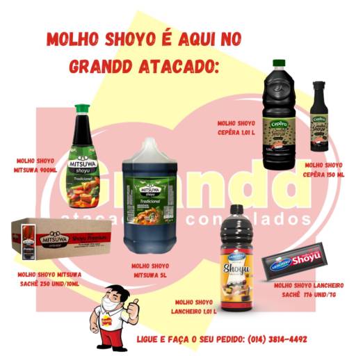 Comprar o produto de MOLHO SHOYO em Alimentos pela empresa Grandd Atacado de Congelados em Botucatu, SP por Solutudo