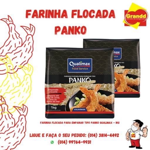 FARINHA FLOCADA PANKO em Botucatu, SP por Grandd Atacado de Congelados
