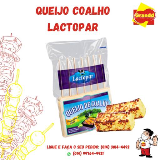 QUEIJO COALHO LACTOPAR  em Botucatu, SP por Grandd Atacado de Congelados