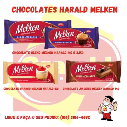 CHOCOLATE BARRA 1KG E 2 KG