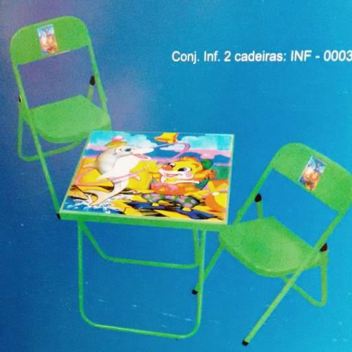 Conjunto de mesa e cadeira infantil