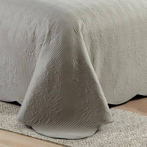 Colcha Prisma King Cinza