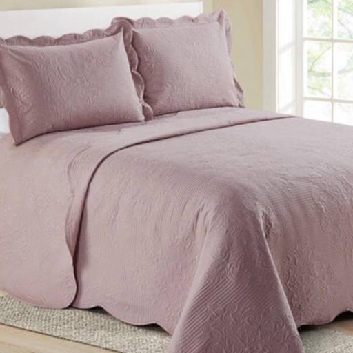 Colcha Damask King Rose