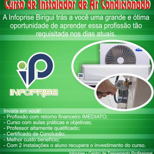 Curso Instalador de Ar Condicionado por INFOPRISE Centro de Treinamento Profissional