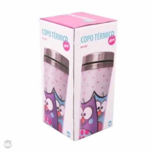 copo térmico corujinha uatt por K22 Presentes Criativos