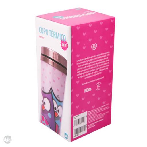 copo térmico corujinha uatt por K22 Presentes Criativos