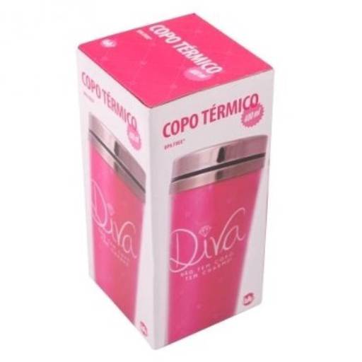 copo térmico diva uatt  por K22 Presentes Criativos