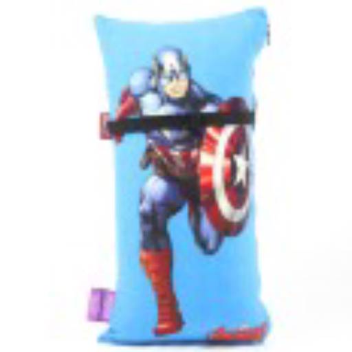 almofada com mascara capitão América  por K22 Presentes Criativos