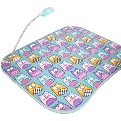 BANDEJA PARA NOTEBOOK COM LED CORUJINHA UATT por K22 Presentes Criativos