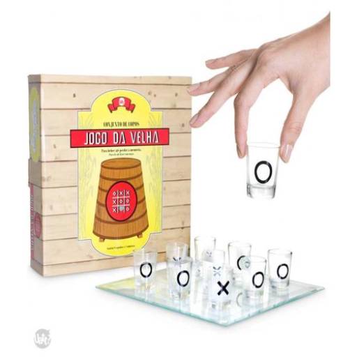 jogo da velha com shot velho barreiro uatt por K22 Presentes Criativos