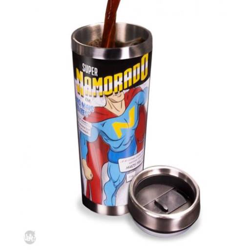 COPO TÉRMICO SUPER NAMORADO UATT por K22 Presentes Criativos