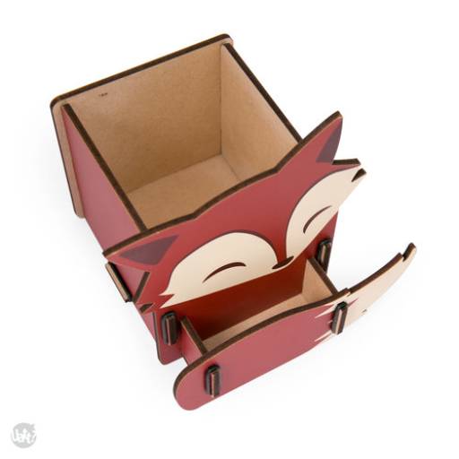 PORTA OBJETOS MADEIRA RAPOSA UATT por K22 Presentes Criativos