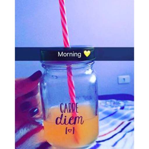 CANECONSERVA COM CANUDO CARPE DIEM UATT por K22 Presentes Criativos