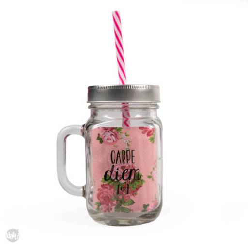CANECONSERVA COM CANUDO CARPE DIEM UATT por K22 Presentes Criativos