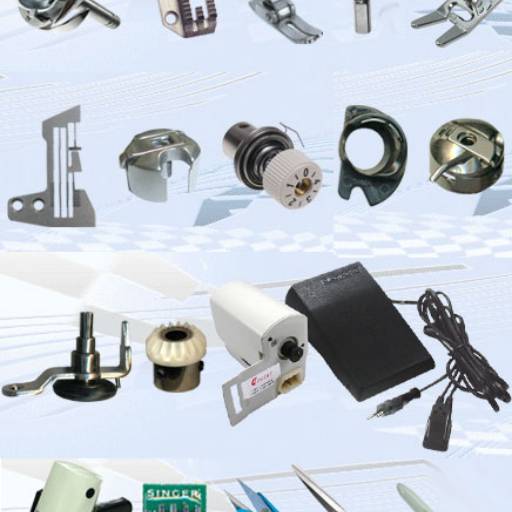 Peças de reposição, agulhas, acessórios