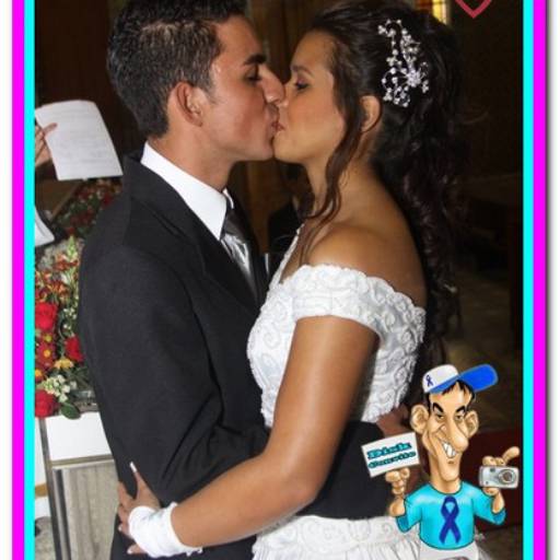 Vestido para a noiva e terno para o noivo