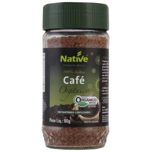 Comprar o produto de Café Orgânico Instantâneo Native 90g em Alimentos e Bebidas pela empresa Armazém Orgânicos em Bauru, SP por Solutudo