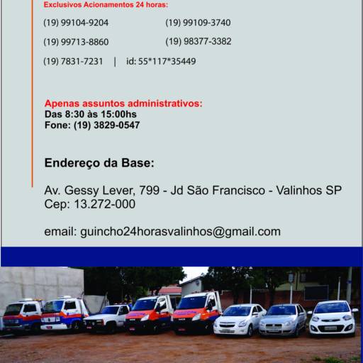 GUINCHO por Guincho Valinhos Transportes Ltda