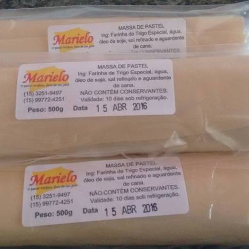 Comprar o produto de Massa para pastel 500g em Alimentos e Bebidas pela empresa Marielo Pastéis e Cia em Tatuí, SP por Solutudo