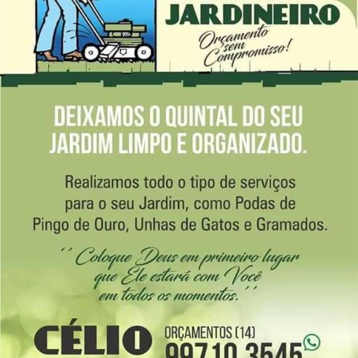 Comprar o produto de Faço serviços de jardinagens em A Classificar pela empresa Célio Jardinagem em Avaré, SP por Solutudo