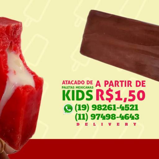 Comprar o produto de Paleta kids em Alimentos e Bebidas pela empresa MexicasFest Paleteria Gourmet em Valinhos, SP por Solutudo
