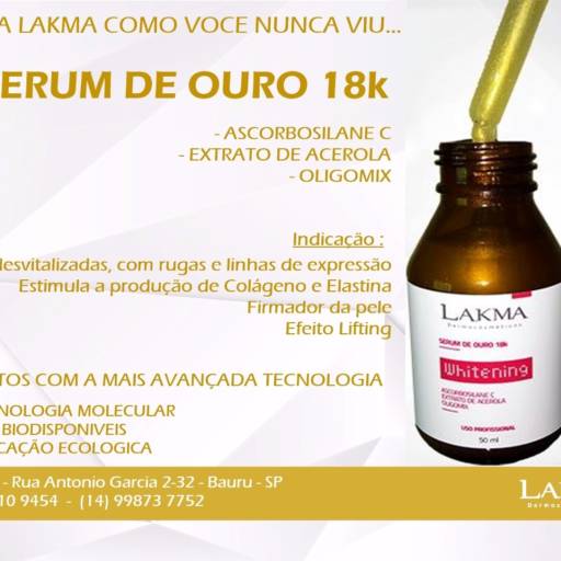 SÉRUM DE OURO 250GR por Vetthá - Produtos para Estética