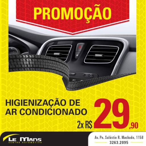 Comprar o produto de Higienização em Outros Serviços pela empresa Le Mans Centro Automotivo  em Lençóis Paulista, SP por Solutudo