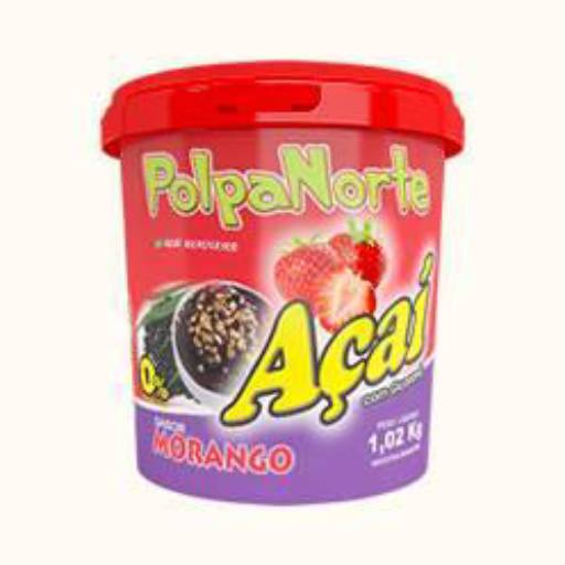 Açaí com Morango 1,02kg por Gui Açaí e Polpas 