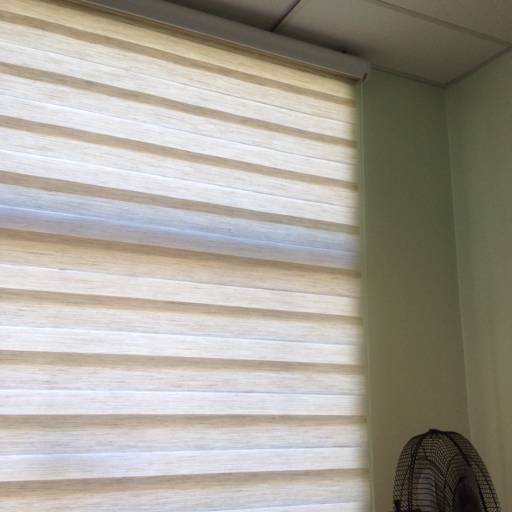 Cortina Rollux Stripe Rami Palha por Persiana Requinte