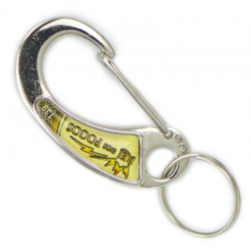 Chaveiros Mosquetões COD 139 - Mosquetão - resina 2 lados em São José do Rio Preto, SP por Public Gráfica e Brindes