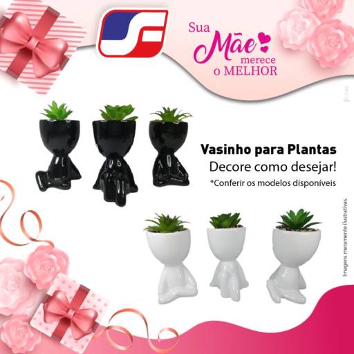 Comprar o produto de Vaso de flor em A Classificar pela empresa São Francisco Presentes e 1,99 em Ourinhos, SP por Solutudo