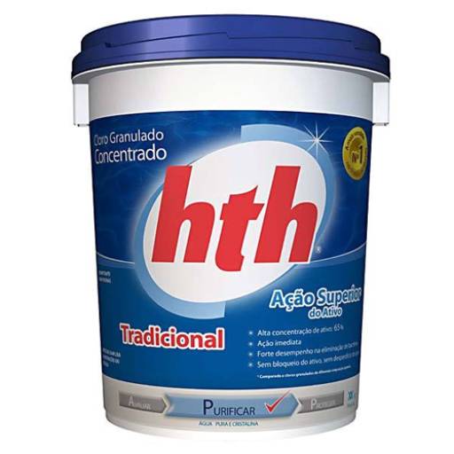 Cloro HTH Balde 10Kg  por Birigui Piscinas