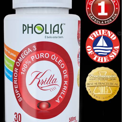 Comprar o produto de  Krilla - Pholias OMEGA 3 em Outros pela empresa Farmaliz - Farmácia de Manipulação em Ourinhos, SP por Solutudo