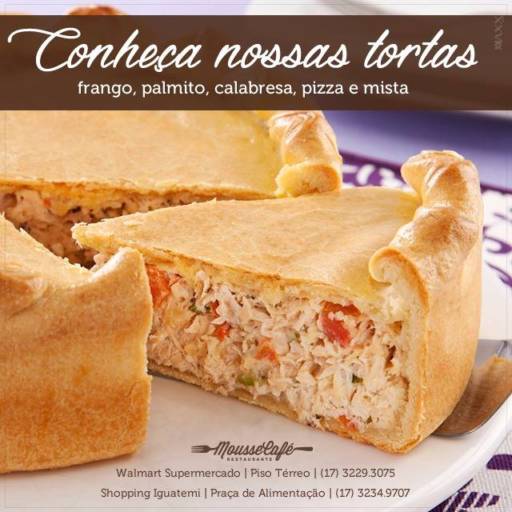 Salgados e Tortas por Mousse Café - Restaurante e Cafeteria