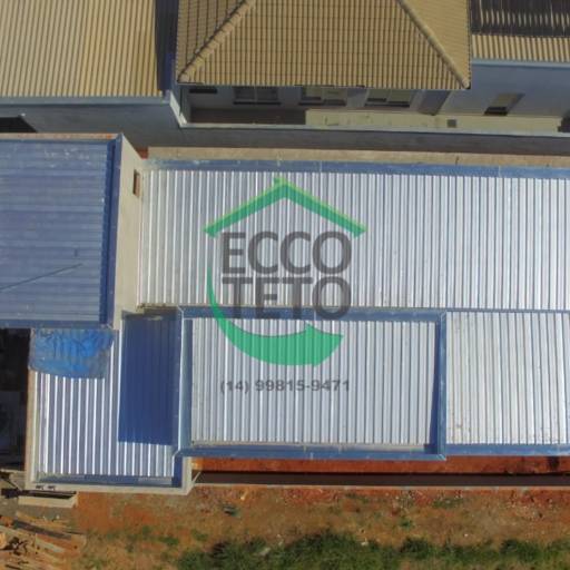 Cobertura por Ecco Teto Estruturas Galvanizadas