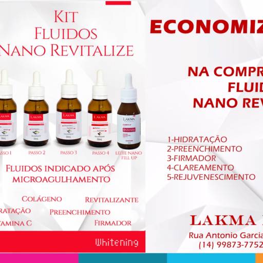 KIT FLUÍDOS NANO REVITALIZE por Vetthá - Produtos para Estética