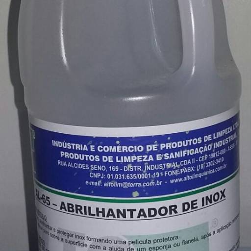 Comprar o produto de AL65 ABRILHANTADOR DE INOX em A Classificar pela empresa Comercial Simonini em Boituva, SP por Solutudo