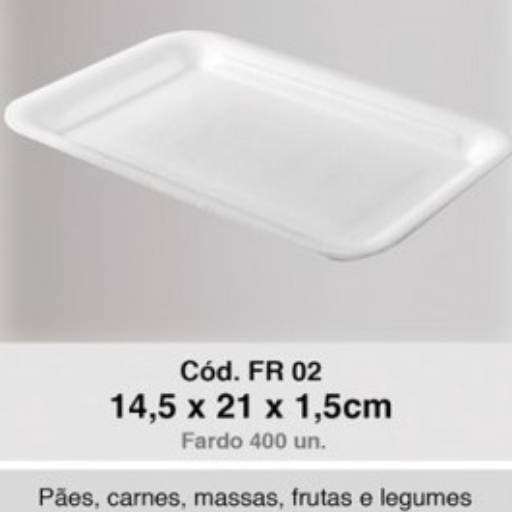 BANDEJA DE ISOPOR FIBRAFORM FR02
