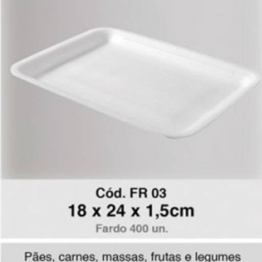 BANDEJA DE ISOPOR FIBRAFORM FR03
