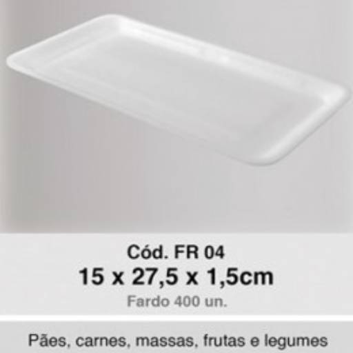 BANDEJA DE ISOPOR FIBRAFORM FR04