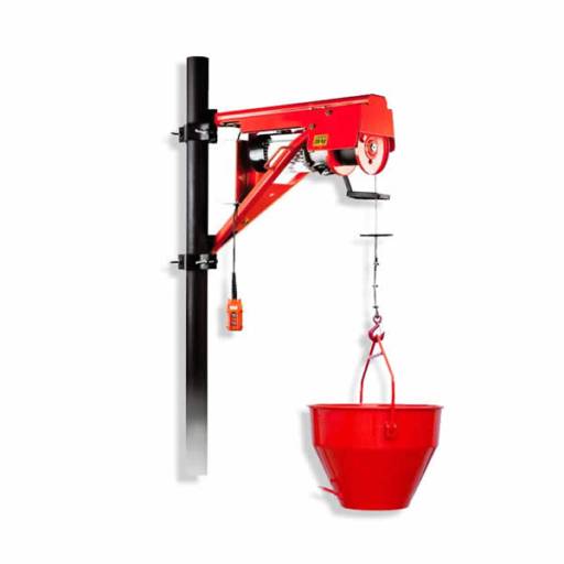 Guincho de coluna 350 kg por Casa do Construtor Assis