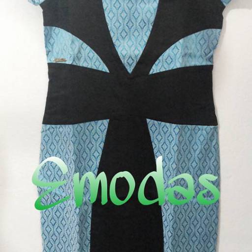 Comprar o produto de Vestido sarja em Vestidos Casuais pela empresa Emodas em Caraguatatuba, SP por Solutudo