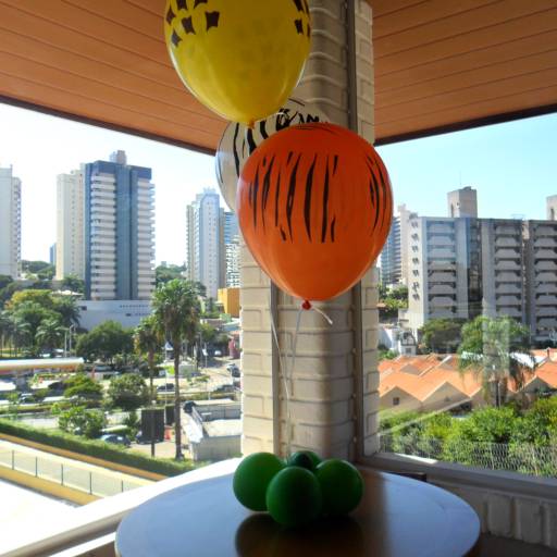 Balões numero 9'' polegadas por Ateliê Viva Festa