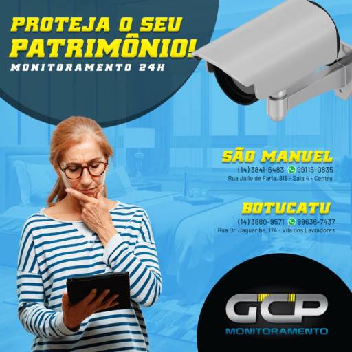Comprar o produto de Sistemas de segurança  em Segurança e Monitoramento pela empresa GCP Monitoramento em São Manuel, SP por Solutudo