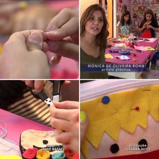 Aqui, criança multiplica talento fazendo arte!