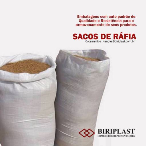Comprar o produto de Sacos de Ráfia em A Classificar pela empresa Biriplast Distribuidora em Birigui, SP por Solutudo