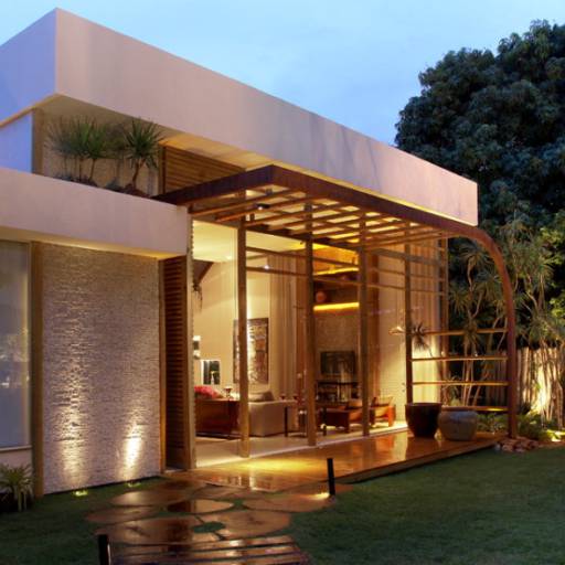 Telhado embutido por DNC Ferro e Aço