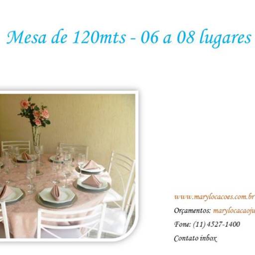 Mesa de 6 a 8 Lugares