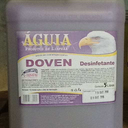 Comprar o produto de Doven Desifetante em Piso Laminado pela empresa Águia Produtos de Limpeza  em Ourinhos, SP por Solutudo